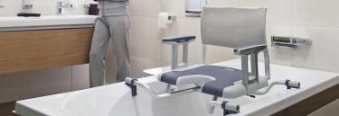 SEDILE PER VASCA DA BAGNO GIREVOLE CON SCHIENALE - Invacare Alizè