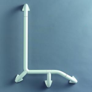 Maniglione per doccia con corrimano inclinato